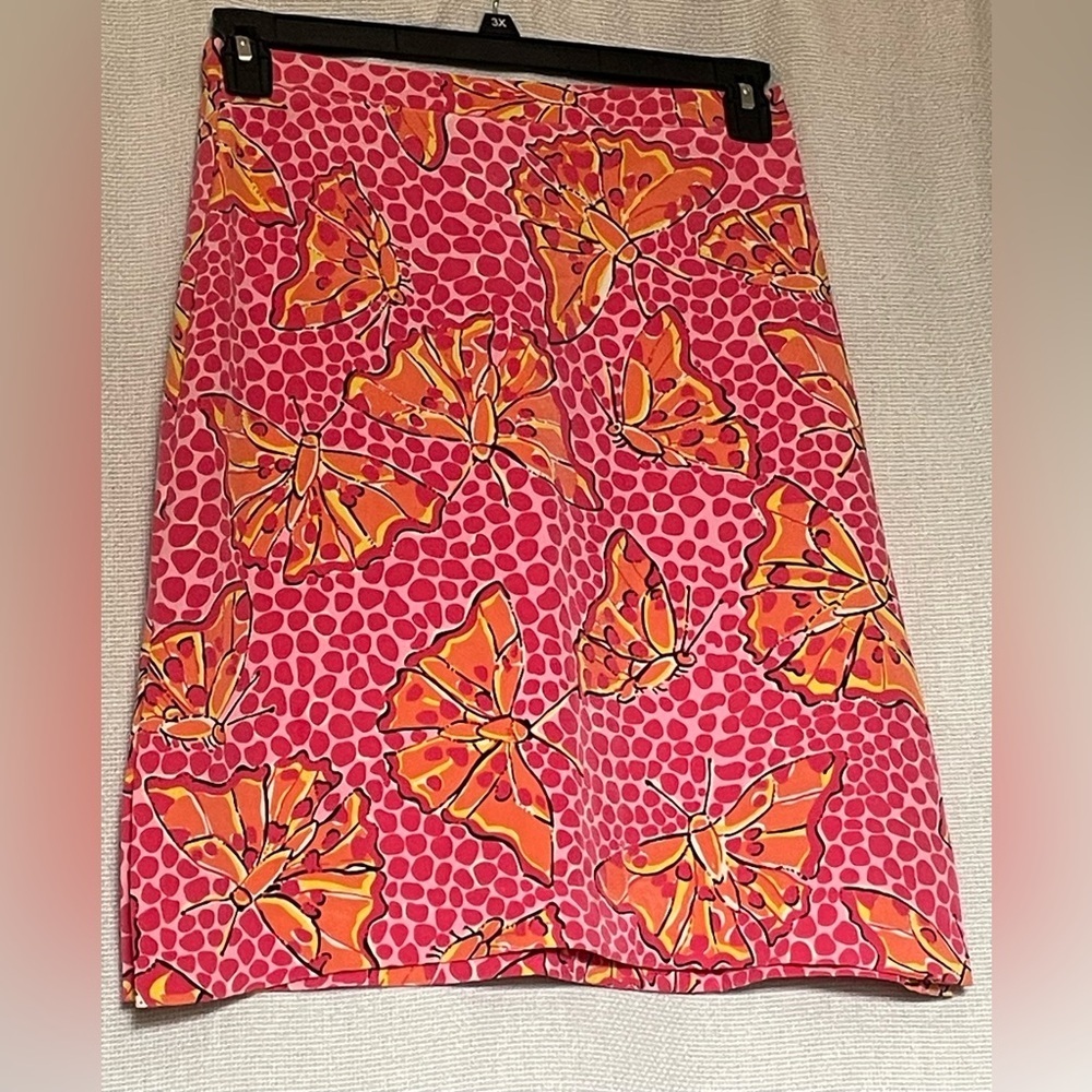 Vintage Lilly Pulitzer silk skirt